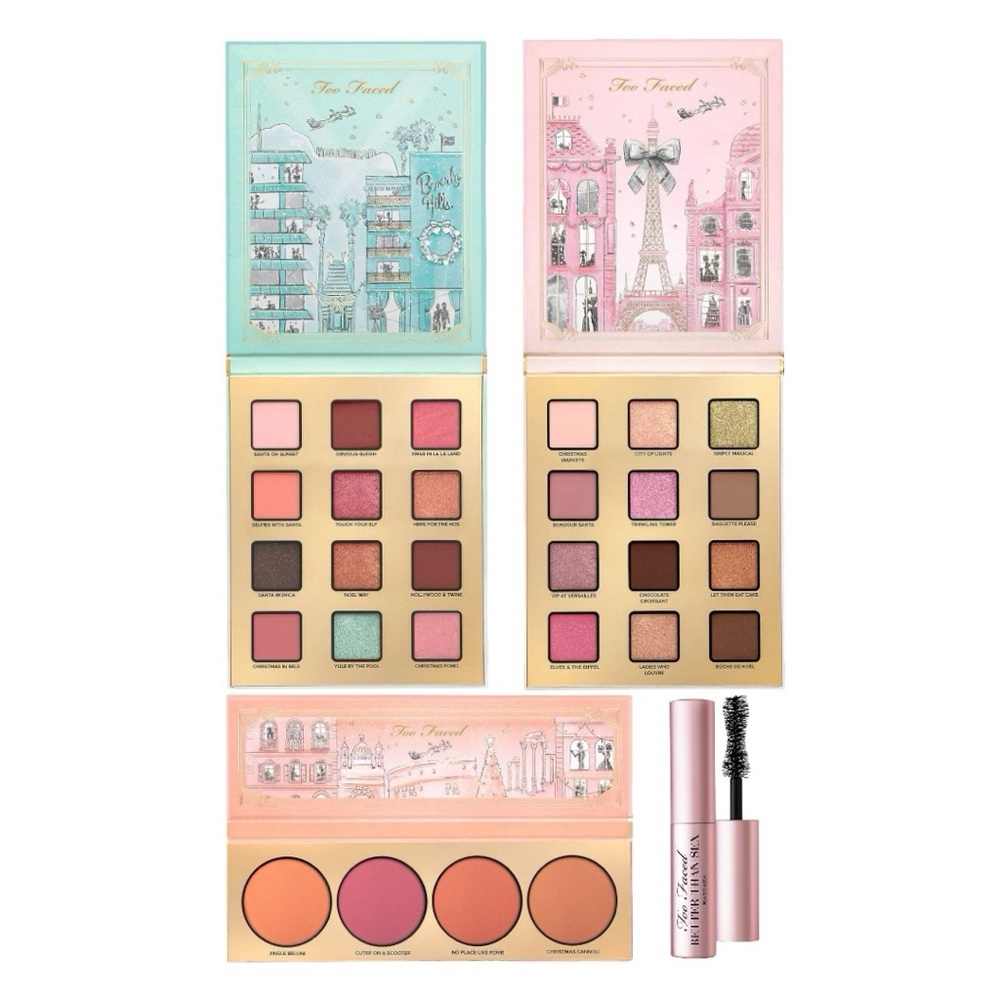 TOO FACED CHRISTMAS IN THE CITY MAKEUP SET - BNIB